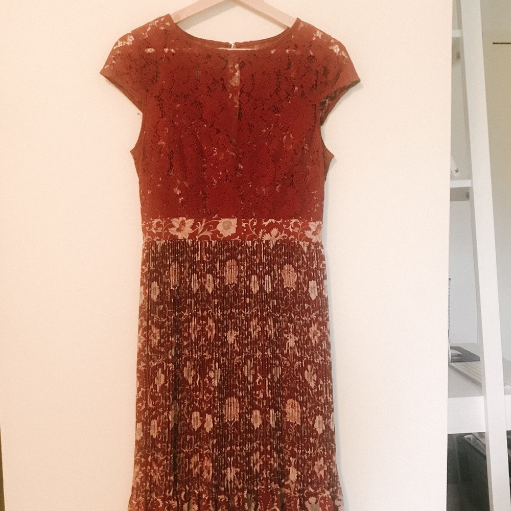 ANTHROPOLOGIE paisley dress